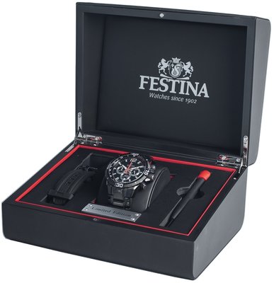 Festina Chrono Bike 2020 20528/1 Full Black Limited Edition 500pcs (+ náhradní řemínek)