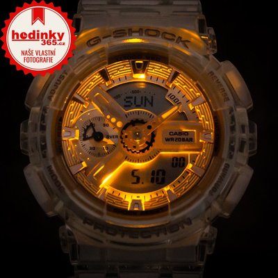 Casio G-Shock Original GMA-S110SR-7AER S Series Transparent x Pink Gold Collection