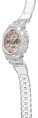 Casio G-Shock Original GMA-S120SR-7AER S Series Transparent x Pink Gold Collection