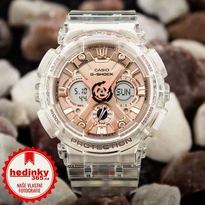 Casio G-Shock Original GMA-S120SR-7AER S Series Transparent x Pink Gold Collection