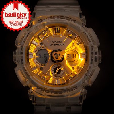 Casio G-Shock Original GMA-S120SR-7AER S Series Transparent x Pink Gold Collection