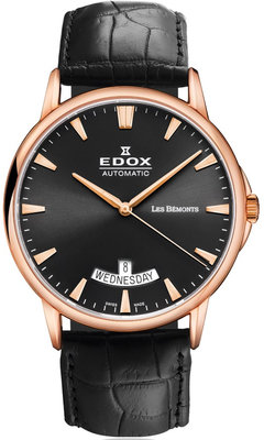 Edox Les Bémonts Day Date Automatic 83015 37R NIR