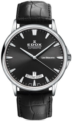 Edox Les Bémonts Day Date Automatic 83015 3NIN