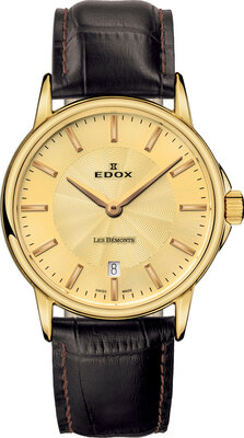 Edox Les Bémonts Slim Line Date Quartz 57001 37J DI