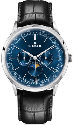 Edox Les Vauberts Annual Calendar Quartz 40101 3C BUIN