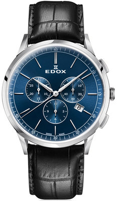 Edox Les Vauberts Quartz Chronograph 10236 3C BUIN