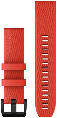 Silikonový řemínek Garmin 22mm (pro Garmin Fenix 8/7/6 (47mm), Epix 2 aj.), červený V1, QuickFit, 010-12901-02