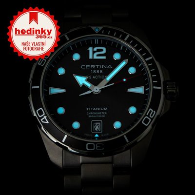 Certina DS Action Gent Quartz COSC Chronometer Titanium C032.451.44.087.00