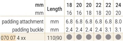 Kožený řemínek Hirsch Navigator 07007417-2, hnědý, aligátoří kůže, délka L