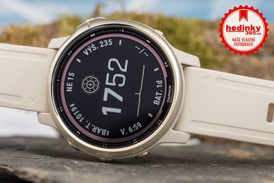 Garmin Fenix 6S PRO Solar, LightGold/Sand Band (MAP/Music)