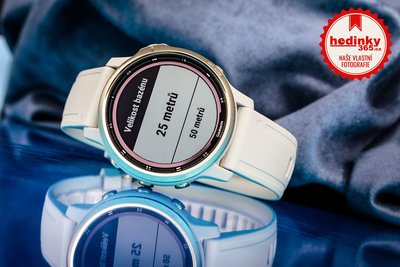 Garmin Fenix 6S PRO Solar, LightGold/Sand Band (MAP/Music)