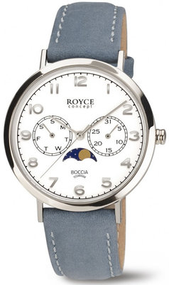 Boccia Titanium Royce Moon Phase 3612-03