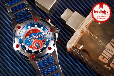 Invicta Marvel Men Quartz 52mm Chronograph 27965 Captain America Limited Edition 4000pcs