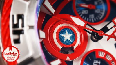 Invicta Marvel Quartz 44mm 27018 Captain America Limited Edition 4000pcs