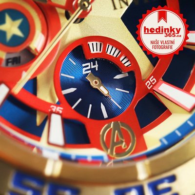 Invicta Marvel Quartz 44mm 27019 Captain America Limited Edition 4000pcs