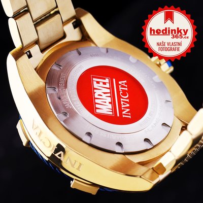 Invicta Marvel Quartz 44mm 27019 Captain America Limited Edition 4000pcs
