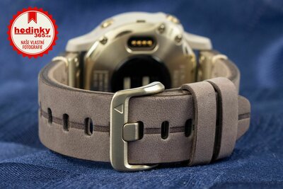 Garmin Fenix 6S PRO Solar, LightGold/Suede Band (MAP/Music) (+ náhradní řemínek)