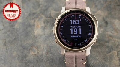 Garmin Fenix 6S PRO Solar, LightGold/Suede Band (MAP/Music) (+ náhradní řemínek)
