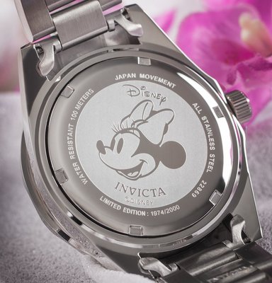 Invicta Disney Lady Quartz 22869 Minnie Mouse Limited Edition 2000pcs