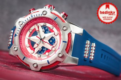 Invicta Marvel Quartz 51mm Chronograph 26894 Captain America Limited Edition 4000pcs