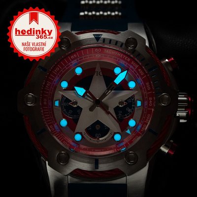 Invicta Marvel Quartz 51mm Chronograph 26894 Captain America Limited Edition 4000pcs