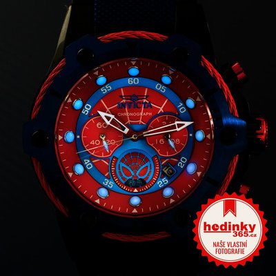 Invicta Marvel Quartz 52mm Chronograph 25782 Spider-Man Limited Edition 3000pcs
