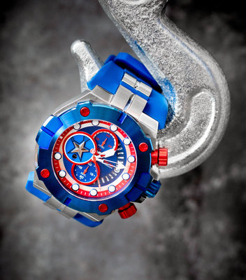 Invicta Marvel Quartz Chronograph 30313 Captain America Limited Edition 3000pcs
