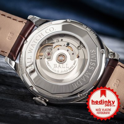 Ball Trainmaster Automatic Moon Phase NM3082D-LLFJ-BK