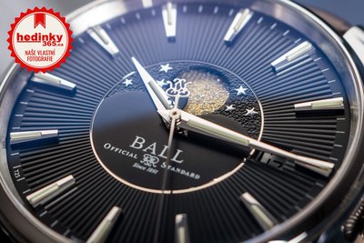 Ball Trainmaster Automatic Moon Phase NM3082D-LLFJ-BK