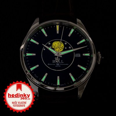 Ball Trainmaster Automatic Moon Phase NM3082D-LLFJ-BK