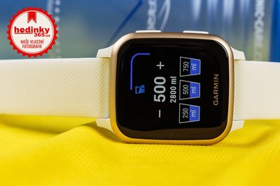 Garmin Venu Sq, LightGold/White Band