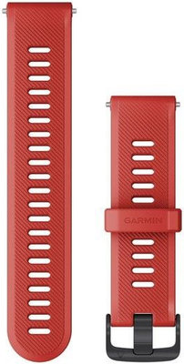 Silikonový řemínek Garmin 22mm (pro Forerunner 745), Red, 010-11251-9C