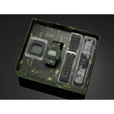 Casio G-Shock Original DWE-5600CC-3ER Carbon Core Guard Circuit Board Camouflage Series (+ 2x náhradní řemínek)