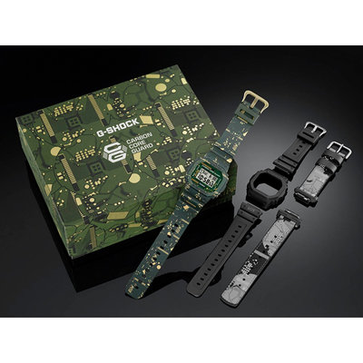Casio G-Shock Original DWE-5600CC-3ER Carbon Core Guard Circuit Board Camouflage Series (+ 2x náhradní řemínek)