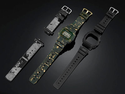 Casio G-Shock Original DWE-5600CC-3ER Carbon Core Guard Circuit Board Camouflage Series (+ 2x náhradní řemínek)