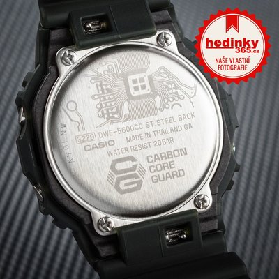 Casio G-Shock Original DWE-5600CC-3ER Carbon Core Guard Circuit Board Camouflage Series (+ 2x náhradní řemínek)