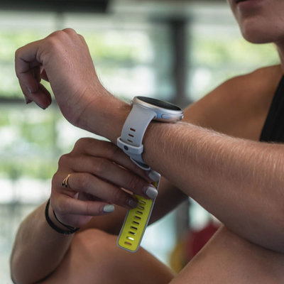 Polar Vantage V2 Silver & Grey/Lime, velikost M/L