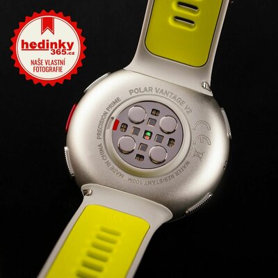 Polar Vantage V2 Silver & Grey/Lime, velikost M/L