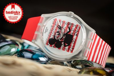 Swatch Mouse Mariniere GZ352 Mickey Mouse x Keith Haring