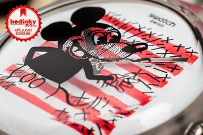 Swatch Mouse Mariniere GZ352 Mickey Mouse x Keith Haring