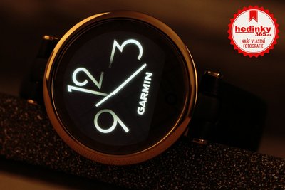 Garmin Lily Classic Cream Gold / Black, Leather Band