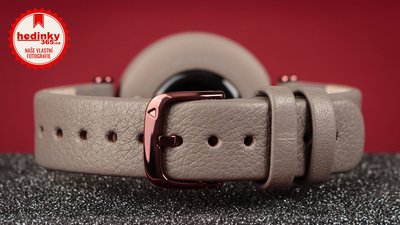 Garmin Lily Classic Dark Bronze / Paloma, Leather Band