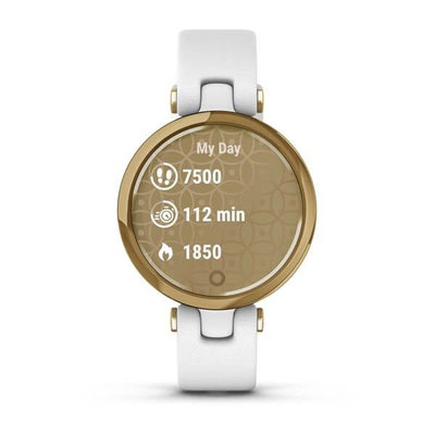 Garmin Lily Classic Light Gold / White, Leather Band