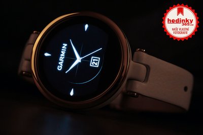 Garmin Lily Classic Light Gold / White, Leather Band