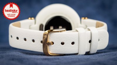 Garmin Lily Classic Light Gold / White, Leather Band