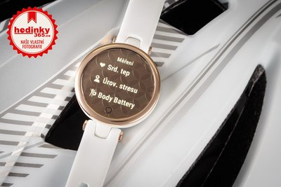 Garmin Lily Sport Cream Gold / White, Silicone Band