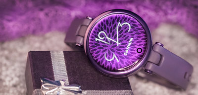 Garmin Lily Sport Midnight Orchid / Orchid, Silicone Band