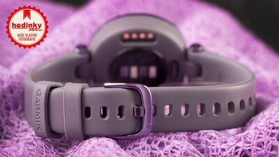 Garmin Lily Sport Midnight Orchid / Orchid, Silicone Band