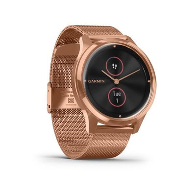 Garmin Vívomove 3 Luxe, 18K RoseGold/Milanese Band (Premium)
