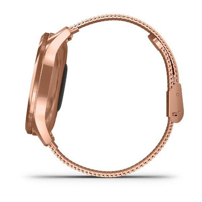 Garmin Vívomove 3 Luxe, 18K RoseGold/Milanese Band (Premium)